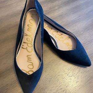 Black Suede Sam Edelman Flats